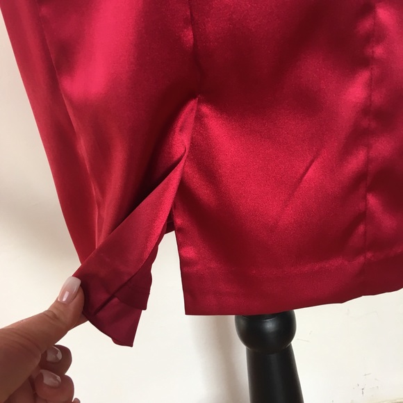 Evan Picone Red Dress Size 4 - Picture 4 of 7